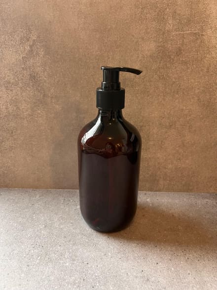 Amber Apothecary Bottle